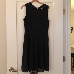 LOFT Lace Midi Dress